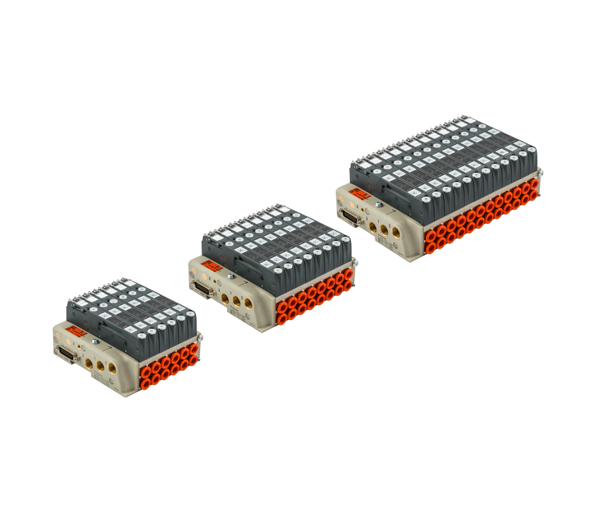 Versions d’électrodistributeurs EB 80 BOXI 6-8-12 