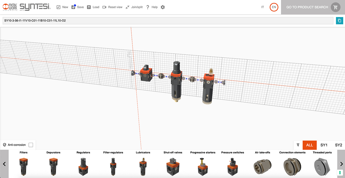 Configuration du produit avec le configurateur Syntesi